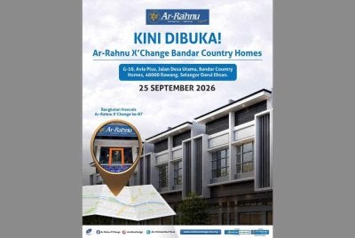 Sektarakyat membuka cawangan Ar-Rahnu X’Change ke-18 di Bandar Country Homes, Rawang bagi memperluaskan akses masyarakat kepada kemudahan pembiayaan berasaskan emas yang patuh syariah.