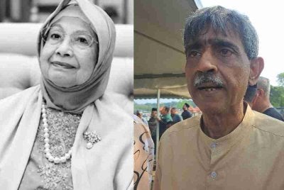 Sifat peramah dan penyayang yang dimiliki Allahyarham Tun Dr Hasmah antara kenangan paling melekat dalam ingatan peguam, Haniff Khatri (kanan).