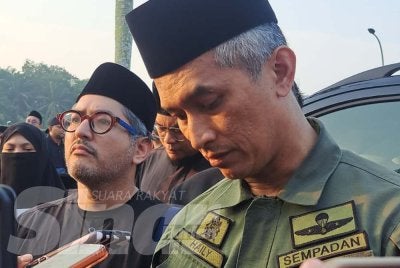 Mohd Shuhaily ketika ditemui pemberita di Pusara Negara, Presint 20 Putrajaya pada Isnin.