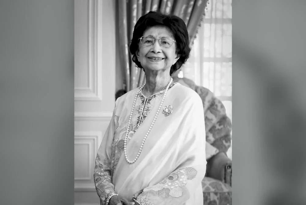 Dr Hasmah menghembuskan nafas terakhir pada usia 100 tahun di Institut Jantung Negara, pagi Isnin. Foto Bernama