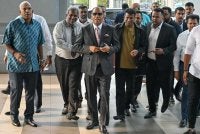 Saravanan hadir ke Mahkamah Sesyen Kuala Lumpur pasa Selasa bagi sebutan kes rasuah yang dihadapinya berhubung kelulusan bagi permohonan 1,000 kuota pekerja asing, empat tahun lalu. - Bernama