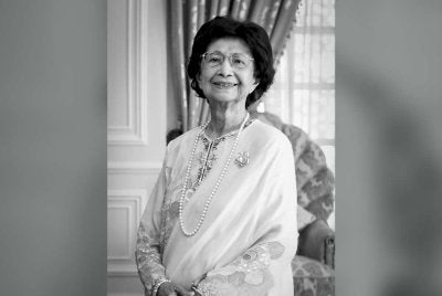 Dr Hasmah menghembuskan nafas terakhir pada usia 100 tahun di Institut Jantung Negara, pagi Isnin. Foto Bernama