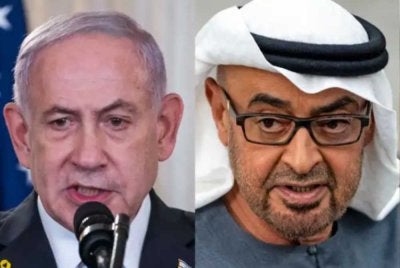 Netanyahu (kiri) dan MBZ. - FOTO: Agensi