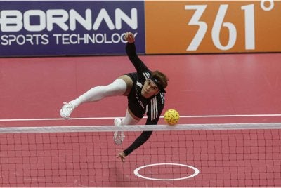 Syahir mengakui sudah memberikan yang terbaik bersama rakan sepasukan, namun rezeki memihak Thailand. Foto: Bernama.