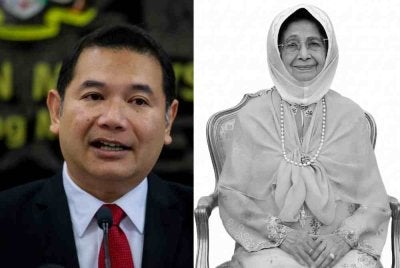 Rafizi Ramli dan Allahyarham Tun Dr Hasmah