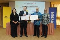 Kerjasama strategik pembukaan cawangan baharu Mydin di Hab Komersial Bidara Suria membabitkan plot tanah seluas 20,000 kaki persegi.