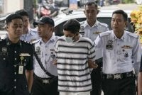Danish Raman pada 15 Mei lalu didakwa di Mahkamah Majistret atas pertuduhan membunuh pasangan suami isteri dalam insiden rempuhan di Jalan Ampang, berdekatan Great Eastern Mall. Foto Bernama