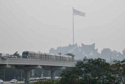 Shah Alam mencatatkan bacaan IPU pada tahap tidak sihat iaitu sebanyak 17O pada pagi Rabu. Foto Bernama