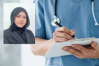 Apabila hospital sesak, masa menunggu panjang atau perkhidmatan kepakaran sukar diperoleh, penjelasan yang paling lazim didengari ialah Malaysia kekurangan doktor. Gambar kecil: Dr. Nur Syahirah