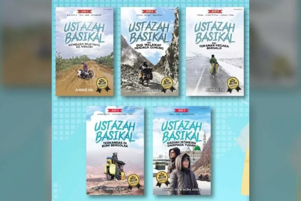 Koleksi lima siri buku Ustazah Basikal.