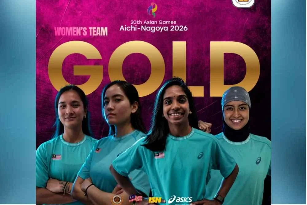 Skuasy menambah koleksi pingat emas buat Malaysia.