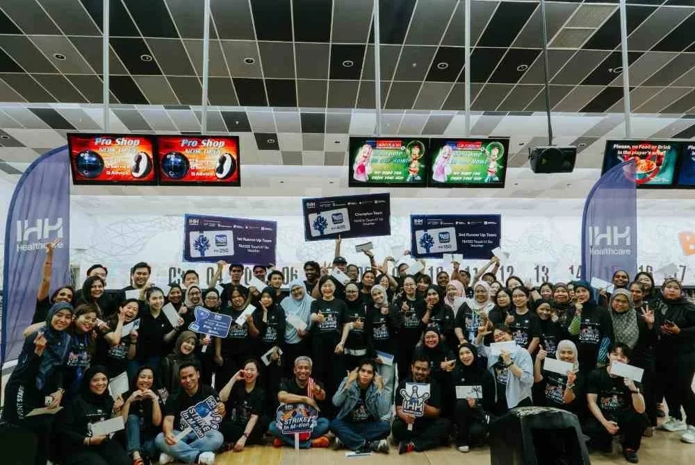 Kira-kira 70 peserta terdiri daripada wakil media, pasukan IHH Healthcare Malaysia serta wakil enam hospital IHH di Kuala Lumpur menyertai program ‘Strike in Motion’ Media Bowling Engagement 2026.
