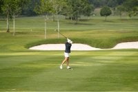 Aksi peserta dalam pertandingan Golf Classic yang berlangsung dari 25 hingga 27 September lalu.