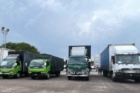 Polis marin merampas lima lori yang digunakan suspek dalam kegiatan menyeleweng diesel bersubsidi di Taman Kota Puteri Masai, Johor Bahru pada Khamis.