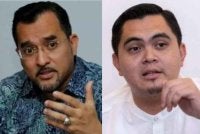 Asyraf Wajdi (kiri) dan Akmal Saleh