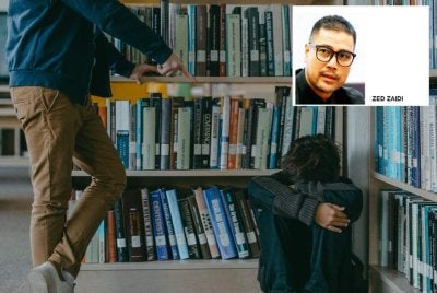 Zed Zaidi berkata, Menghentikan penerbitan filem atau drama memaparkan isu buli bukan jalan penyelesaian, sebaliknya karya itu turut berperanan sebagai medium kesedaran dan pendidikan kepada masyarakat. Foto hiasan