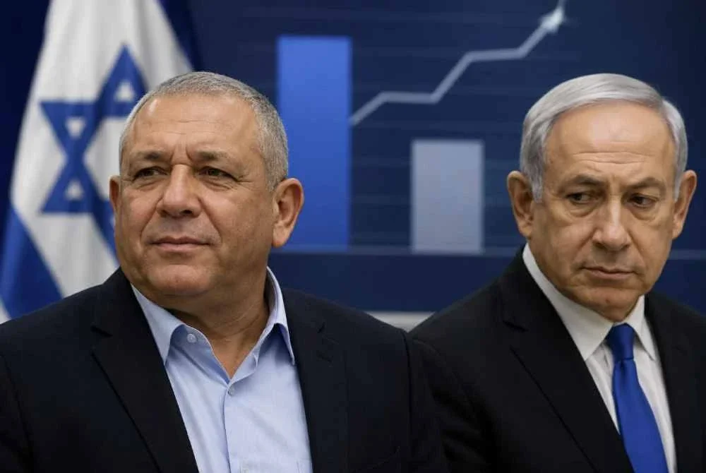 Netanyahu (kanan) dijangka berdepan cabaran sengit pada pemilihan kali ini.