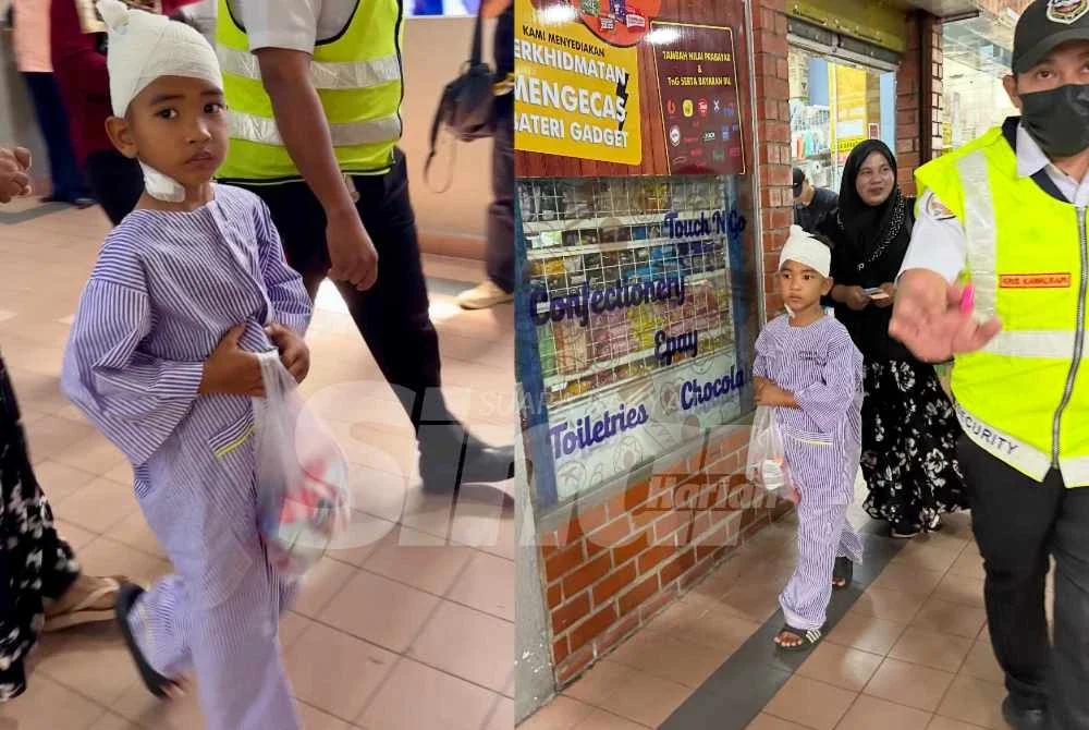 Azuar Firdaus (kiri) yang makin pulih. Foto SINAR HARIAN / ADILA SHARINNI WAHID