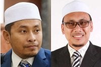 Ahmad Fadhli (kiri) dan Afnan Hamimi menggesa KPM supaya mengenalpasti permasalahan akar yang berlaku di institusi pendidikan buat masa ini.