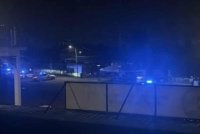 Gambar tular memaparkan beberapa MPV polis mengejar kenderaan yang dinaiki suspek. 
