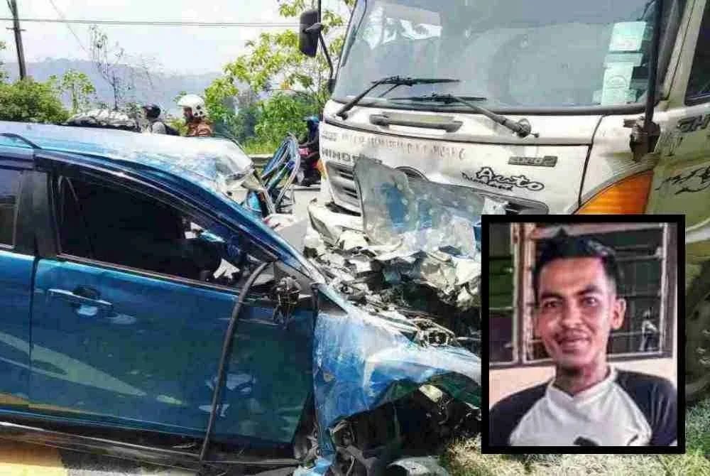 Al Zubair (gambar kecil) antara empat individu, termasuk seorang kanak-kanak, maut dalam kemalangan di Kilometer 38.5, Jalan Raya Timur-Barat (JRTB) Gerik-Jeli, berhampiran kawasan Tasik Banding, Gerik. Al Zubair