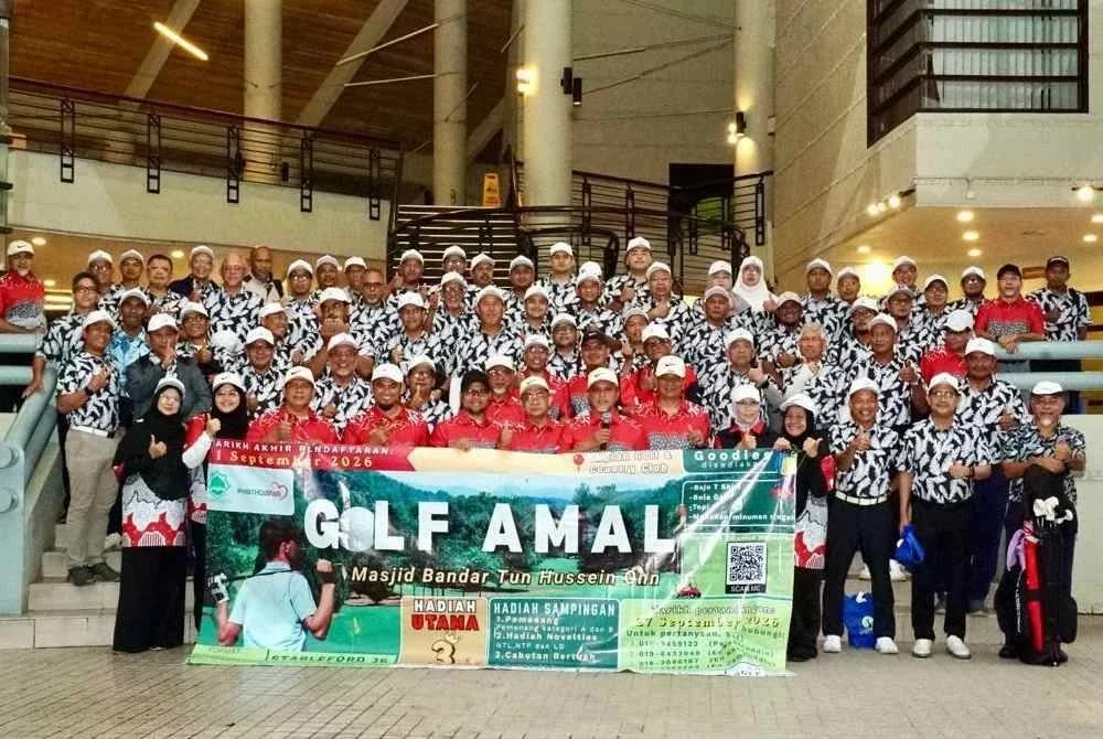 SERAMAI 112 peserta dalam kalangan komuniti setempat menyertai Pertandingan Golf Amal Masjid BTHO kali ke-2/2026 di Impian Golf & Country Club baru-baru ini. 