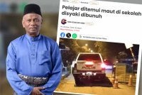 Laporan Sinar Harian dan Zainol Abidin Mohamad (kiri)