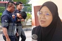 Siti Nur Faeza (kanan) berkata, mereka tidak menutup pintu kepada mana-mana pihak yang mahu hadir dengan niat baik, termasuk keluarga suspek.