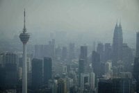 Kuala Lumpur antara kawasan yang mencatat bacaan IPU tidak sihat setakat jam 4 petang pada Isnin. 
