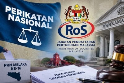 PN khuatir gabungan itu tidak dapat bertanding menggunakan nama dan simbol atau logo pada PRN Melaka.