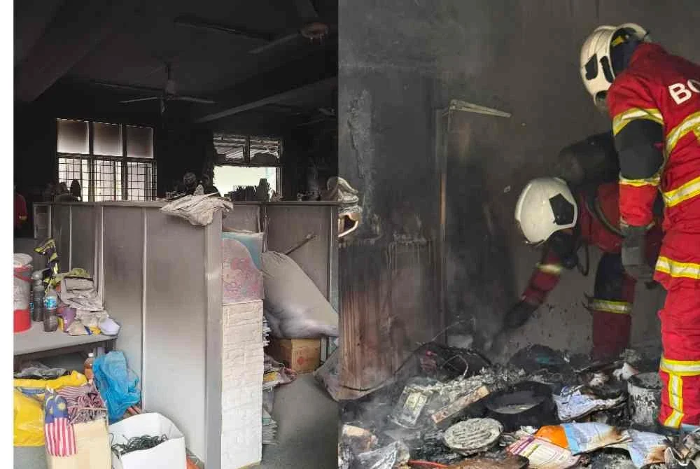 Sesi persekolahan kira-kira 130 murid di sebuah sekolah agama di Ayer Molek di sini, kucar-kacir selepas bilik guru wanita sekolah berkenaan terbakar dalam kejadian pagi Selasa.