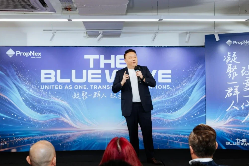 Jeff Ong menjelaskan penyertaan bersama PropNex Malaysia membawa kekuatan DreamVest ke platform yang lebih besar.