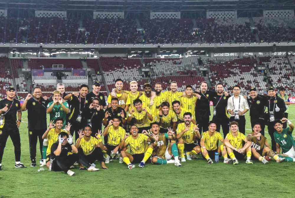 Harimau Malaya mengakhiri saingan Piala ASEAN FIFA di kedudukan ketiga. Foto Malaysia NT