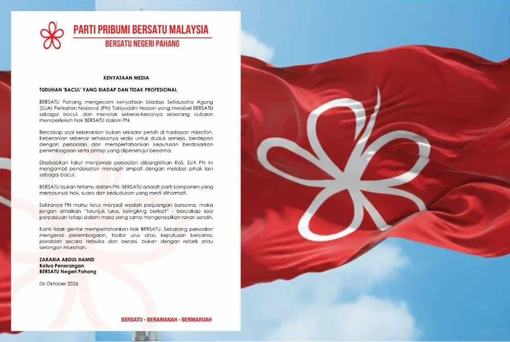 Bersatu Pahang kecam label ‘bacul’ Takiyuddin Bersatu Pahang kecam label ‘bacul’ Takiyuddin