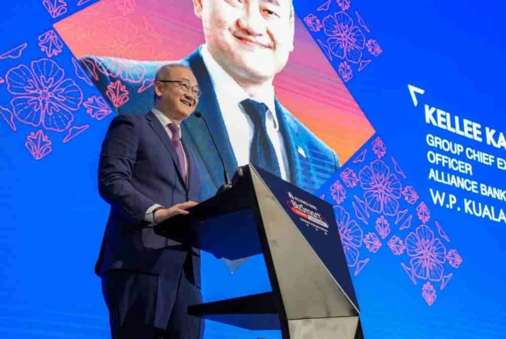 Kellee Kam ketika berucap pada edisi ketiga Alliance Bank BizSmart® Business Conference 2026 di W Hotel Kuala Lumpur pada Selasa.