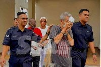 Seorang warga emas didakwa merogol dan melakukan perbuatan luar tabii terhadap anak majikannya. 