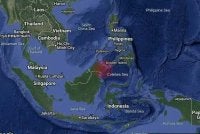Gempa bumi sederhana bermagnitud 5.0 dilaporkan berlaku di perairan Sandakan, pada jam 9.11 malam Selasa.