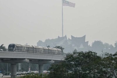 Sebanyak 21 kawasan mencatatkan bacaan IPU pada tahap tidak sihat setakat 8 pagi. Foto fail Bernama 