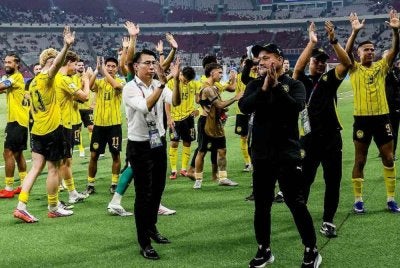 Skuad negara menutup kejohanan Piala ASEAN FIFA di kedudukan ketiga. Foto: Malaysia NT 