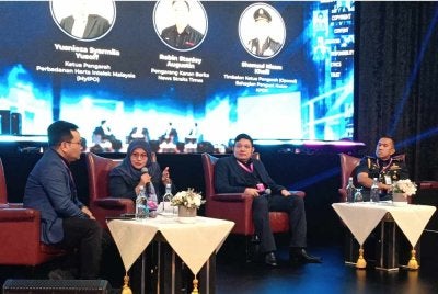 Forum Media bertajuk  “AI, Media dan Harta Intelek: Siapa Pemilik, Siapa Bertanggungjawab?” anjuran MyIPO dengan kerjasama Institut Media Malaysia (MPI) di Pusat Dagangan Dunia Kuala Lumpur (WTCKL) pada Selasa.