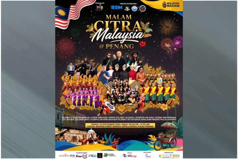 Pelbagai persembahan menarik yang dipersembahkan dalam Malam Citra Malaysia @ Penang.