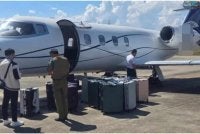 Pesawat berkenaan dipercayai digunakan untuk membawa muatan dadah tersebut dari Laos ke Manila