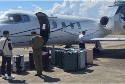 Pesawat berkenaan dipercayai digunakan untuk membawa muatan dadah tersebut dari Laos ke Manila