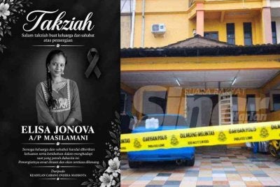 Elisa Jonova ditemukan maut disyaki dibunuh di sebuah bilik sewa.