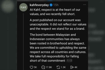 Kahf tampil mohon maaf susulan hantaran di media sosial yang dianggap memperlekehkan beberapa negara ASEAN
