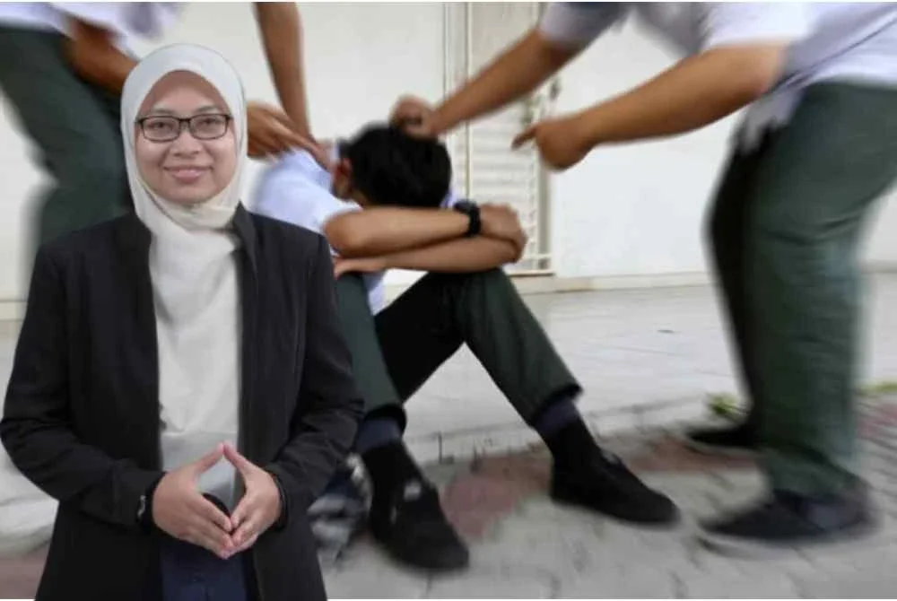 Masyarakat termasuk bijak pandai hanya mampu membuat andaian mengenai punca-punca kes buli berlaku. Gambar kanan: Mardhiyyah Johari