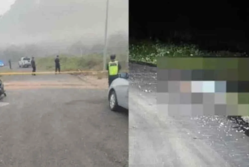 Polis mengesahkan terdapat kesan jerutan dan tetak pada beberapa bahagian tubuh lelaki yang ditemui mati di tepi jalan.