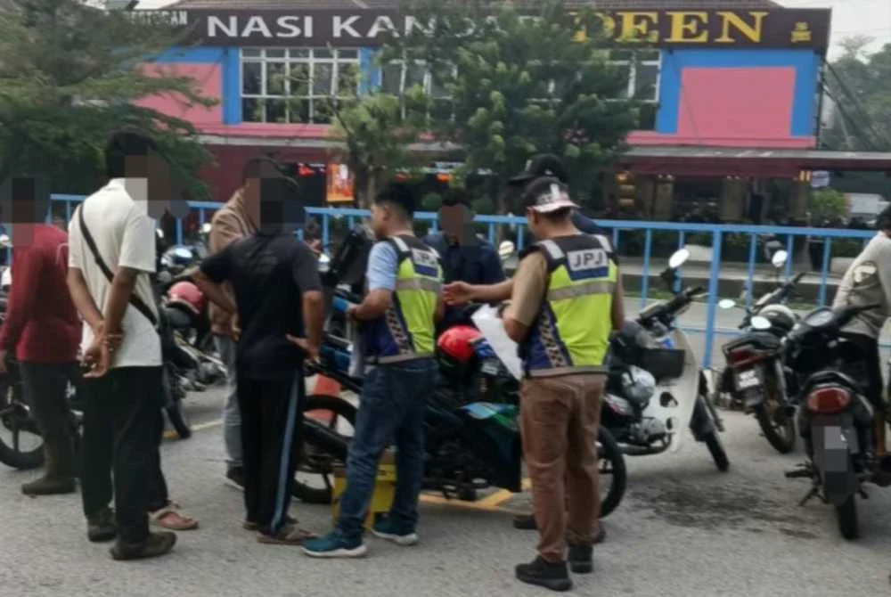 JPJ Selangor menggerakkan Op Pewa di Bangi pada Khamis. Foto: JPJ SELANGOR