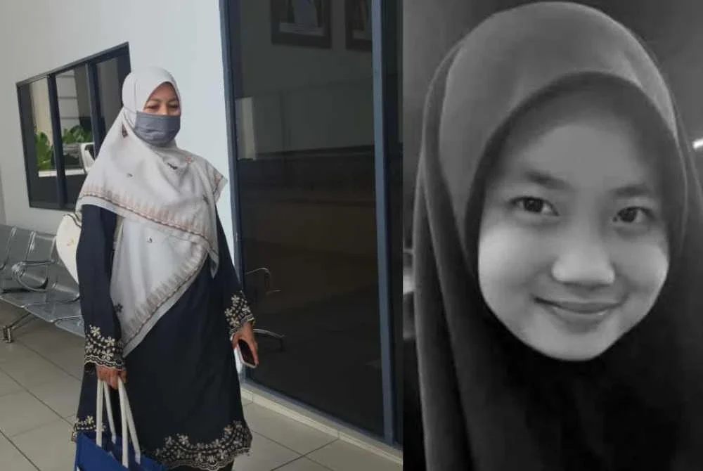 Noraidah (kiri) sahkan 42 rakaman audio termasuk perbualan dengan anaknya, Zara Qairina.