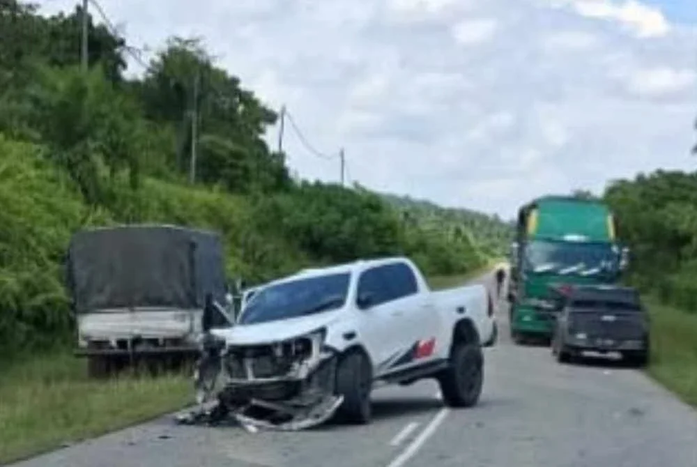 Kemalangan berlaku di Beluran.